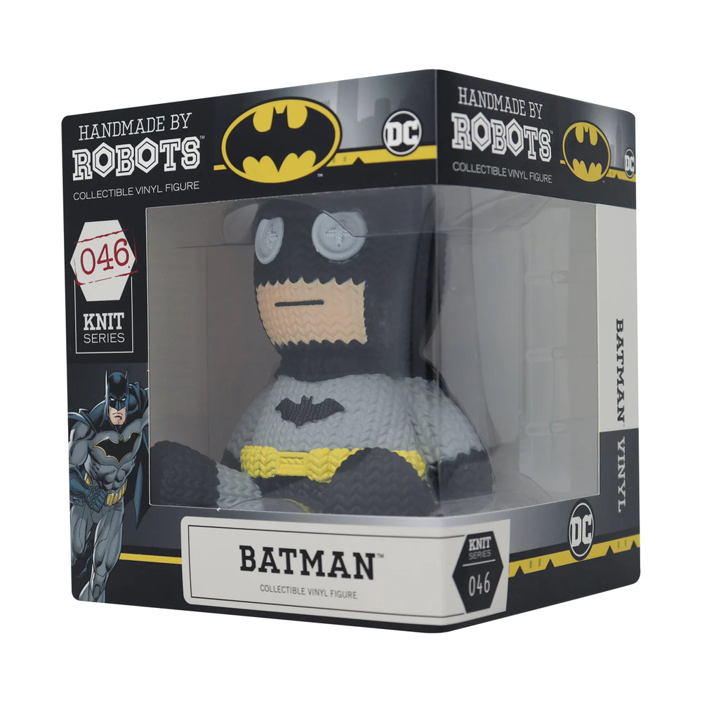 Batman Grey Suit | Handmade by Robots | DC Vinyl Figure | Knit Series #046