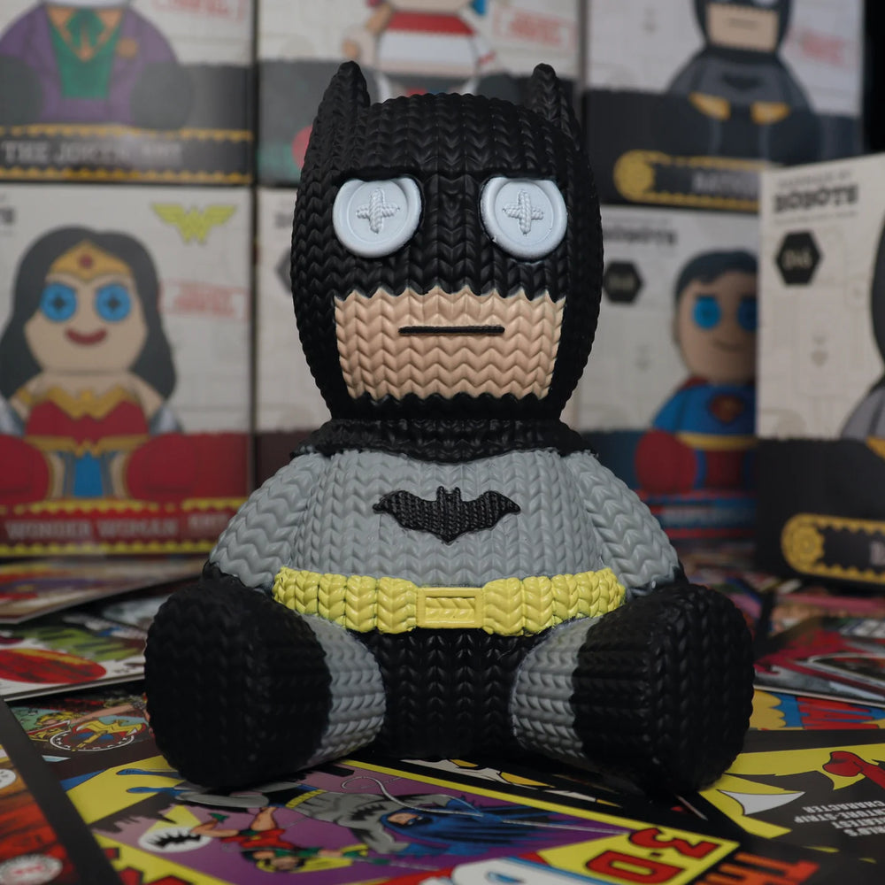 Batman Grey Suit | Handmade by Robots | DC Vinyl Figure | Knit Series #046