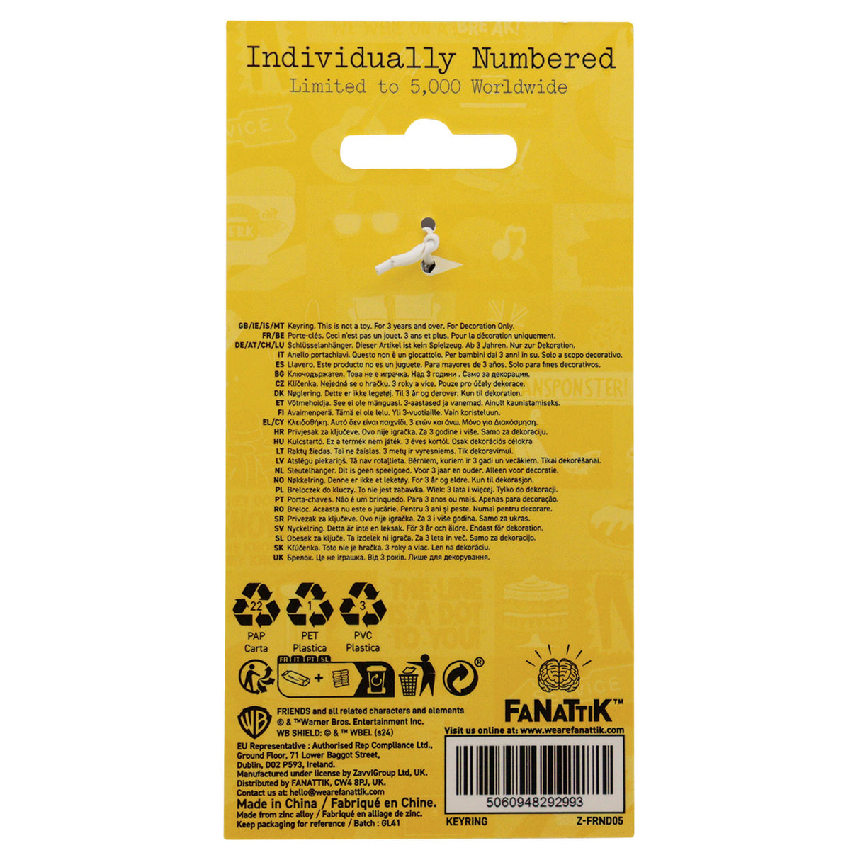 CENTRAL PERK | Friends | Limited Edition Keyring