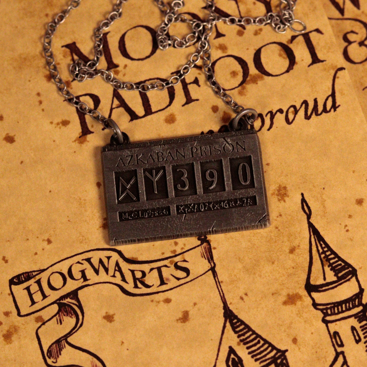 Harry Potter SIRIUS BLACK Azkaban Prison ID Limited Edition Collectible Metal Necklace