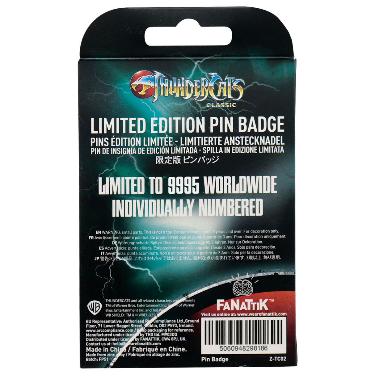Fanattik ThunderCats Limited Edition MUMM-RA Enamel Pin Badge