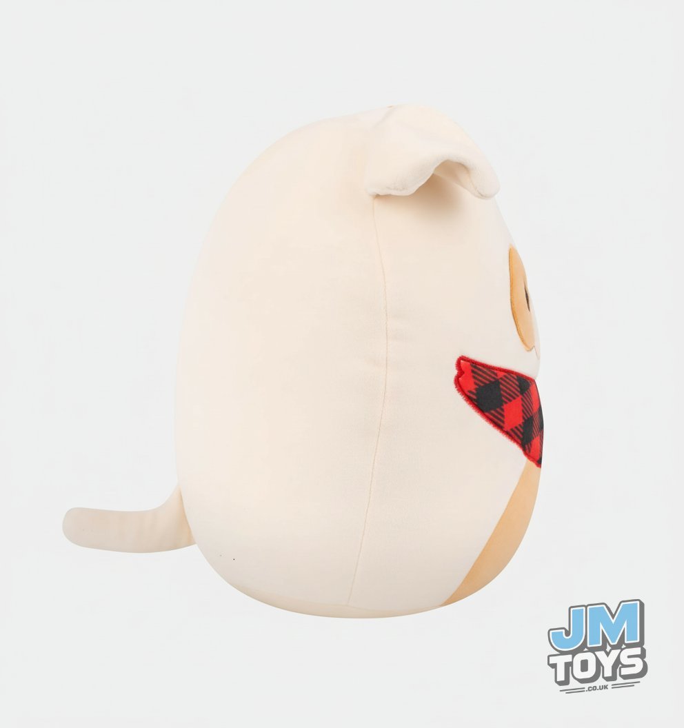 Squishmallows 12" | BROCK THE BULLDOG (CHECKERED BANDANA)