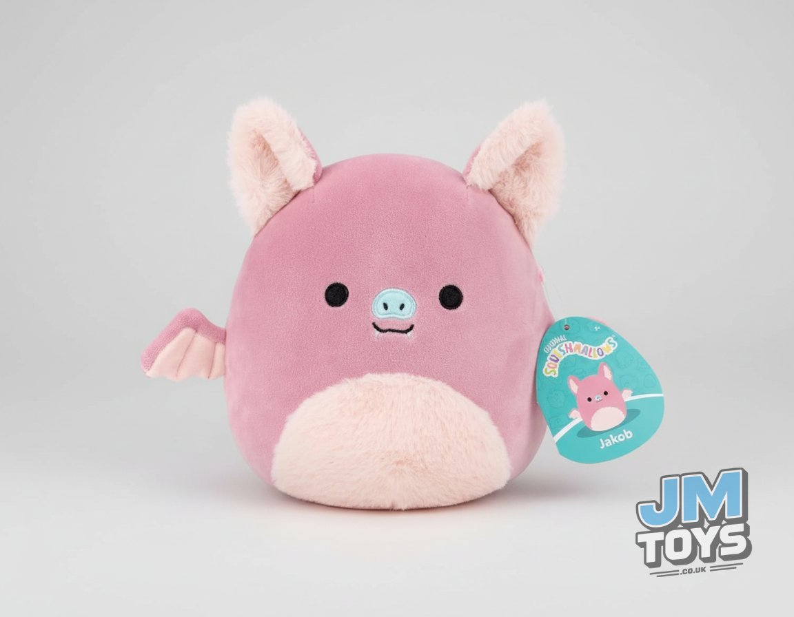Squishmallows 7.5" | JAKOB THE PINK FRUIT BAT