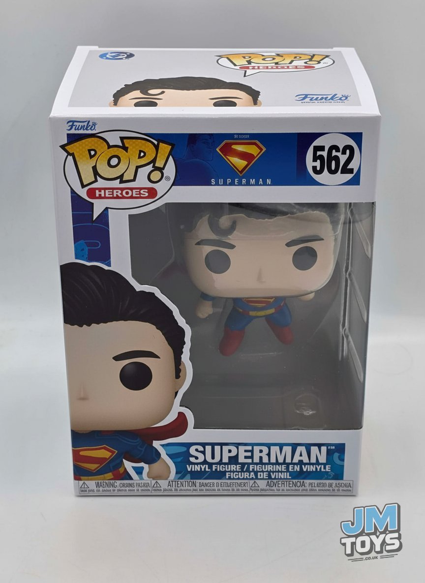 Slight Damaged Box | SUPERMAN (2025) | Funko Pop Heroes #562
