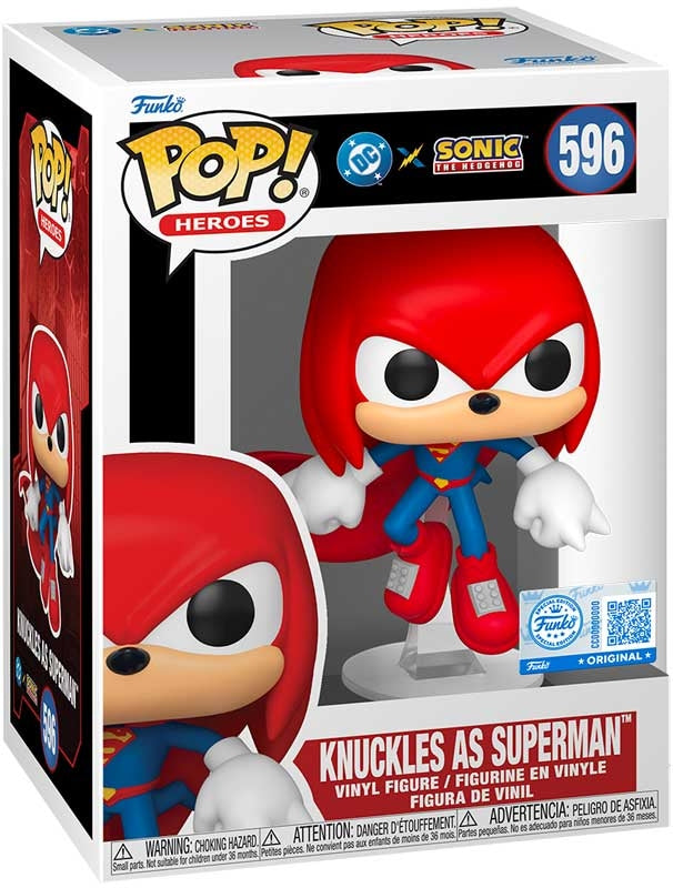 KNUCKLES AS SUPERMAN | Sonic The Hedgehog | Funko Pop Heroes #596