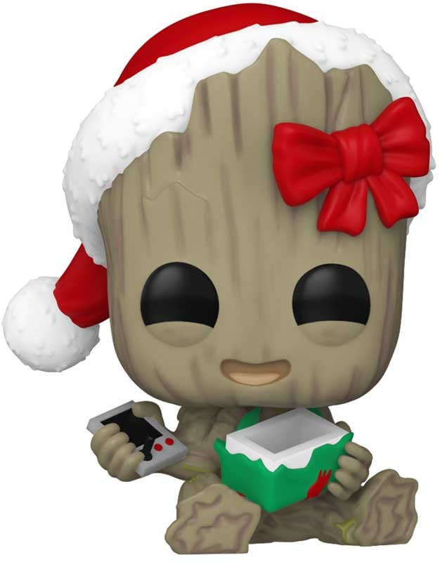 Slight Damaged Box | Groot (with Present) | Funko Pop Marvel Holiday #1440