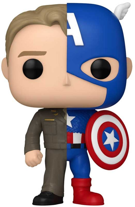 Damaged Box | STEVE ROGERS / CAPTAIN AMERICA | Split | Funko Pop Marvel #1431