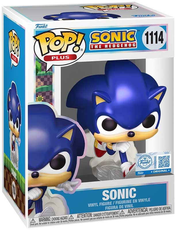 SONIC | Sonic The Hedgehog | Funko Pop Plus Games | PEARLESCENT #1114
