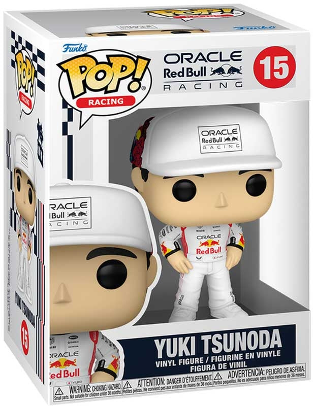 YUKI TSUNODA WITH HAT | Oracle Red Bull Racing | Funko Pop Racing #15