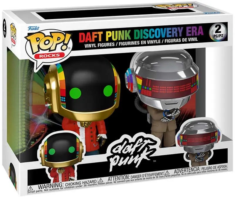 Funko Pop! Rocks Daft Punk Discovery Era GUY-MANUEL DE HOMEM-CHRISTO & THOMAS BANGALTER Vinyl Figure 2-Pack