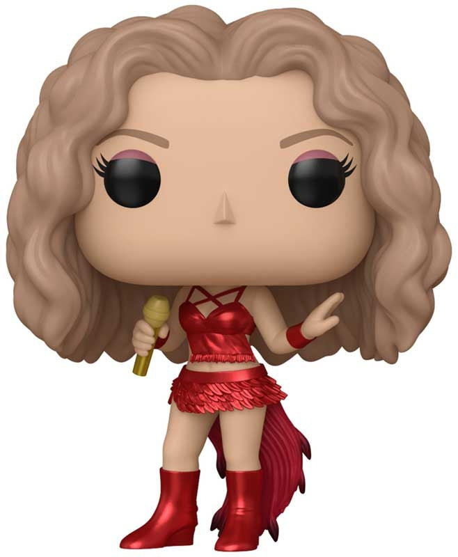 Damaged Box | SHAKIRA SUPER BOWL | Funko Pop Rocks | Metallic #393