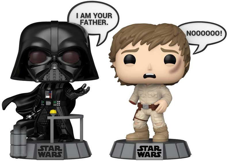 DARTH VADER & LUKE SKYWALKER (QUOTE) | Funko Pop Star Wars | 2 Pack
