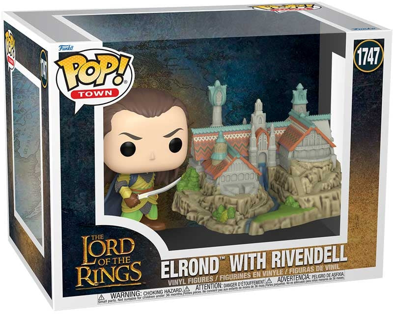 ELROND WITH RIVENDELL | Lord of the Rings | Funko Pop Town #1747
