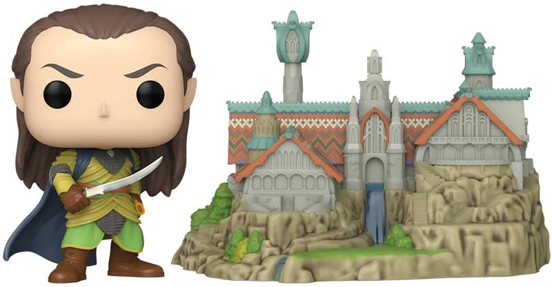 ELROND WITH RIVENDELL | Lord of the Rings | Funko Pop Town #1747