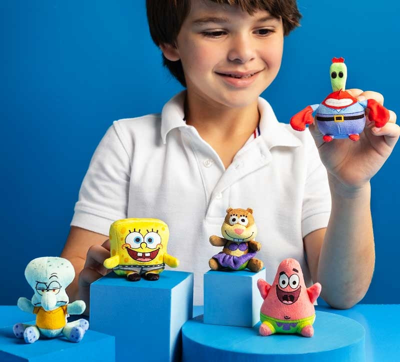 SPONGEBOB SQUAREPANTS | Micro Teenies | 3 INCH Plush | 5 PACK COLLECTOR