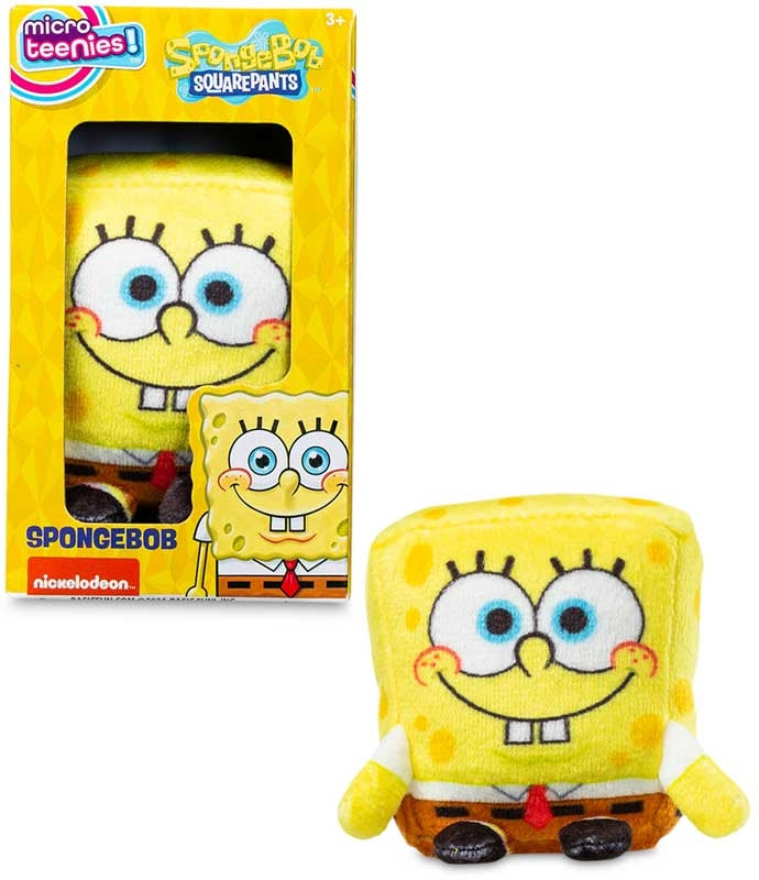 SPONGEBOB SQUAREPANTS | Micro Teenies | 3 INCH Plush | Collectable Toy | CHOOSE YOUR CHARACTER