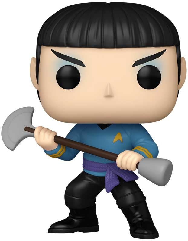 Slight Damaged Box | SPOCK (WITH VULCAN LIRPA) | Star Trek | Funko Pop Television #1751