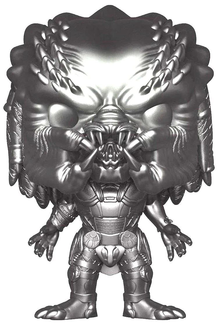 Funko Pop Movies | The Predator | Fugitive Predator #620 | Gun Metal Chrome