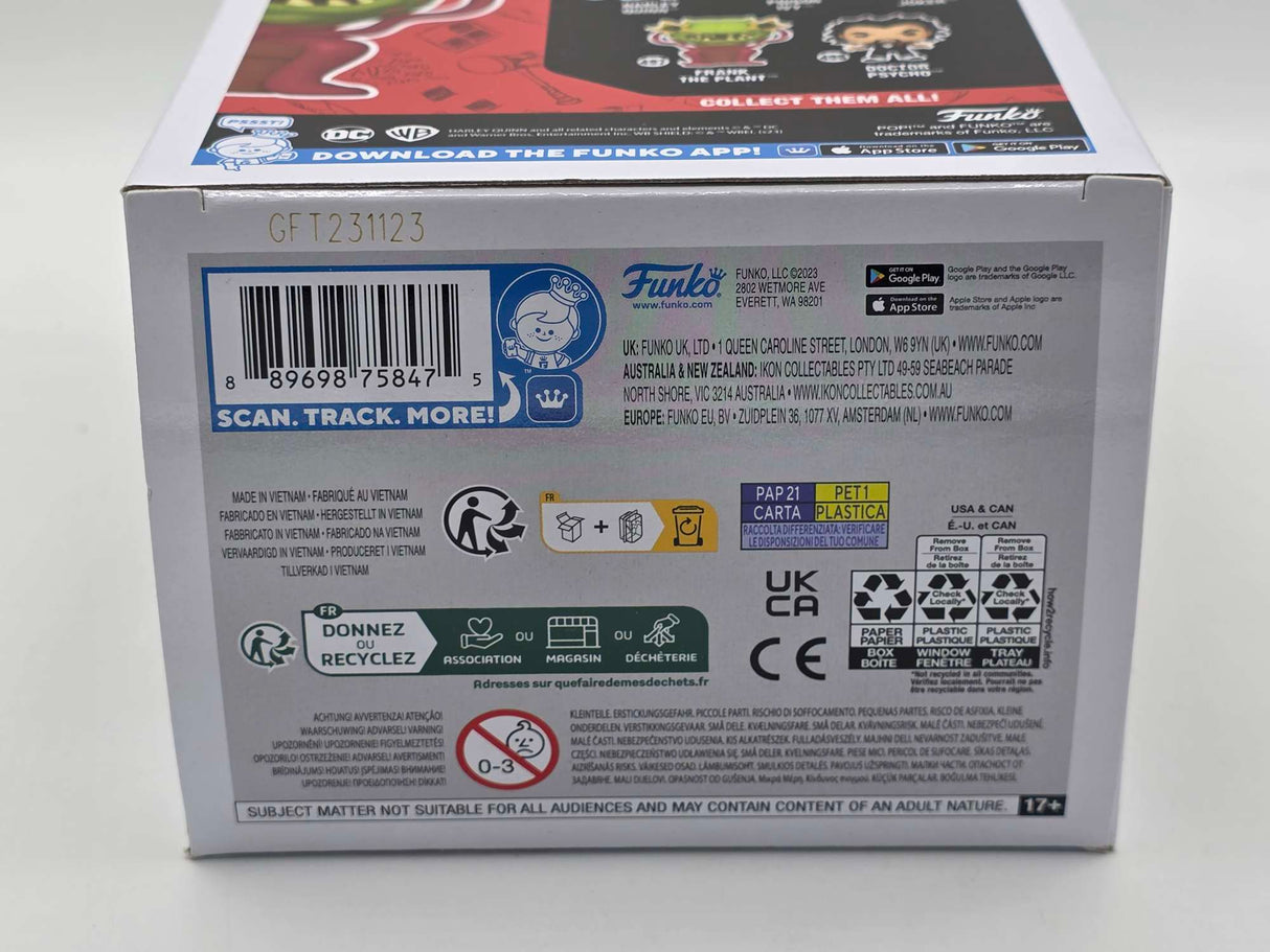 Damaged Box | FRANK THE PLANT | Funko Pop Heroes | DC Harley Quinn #497