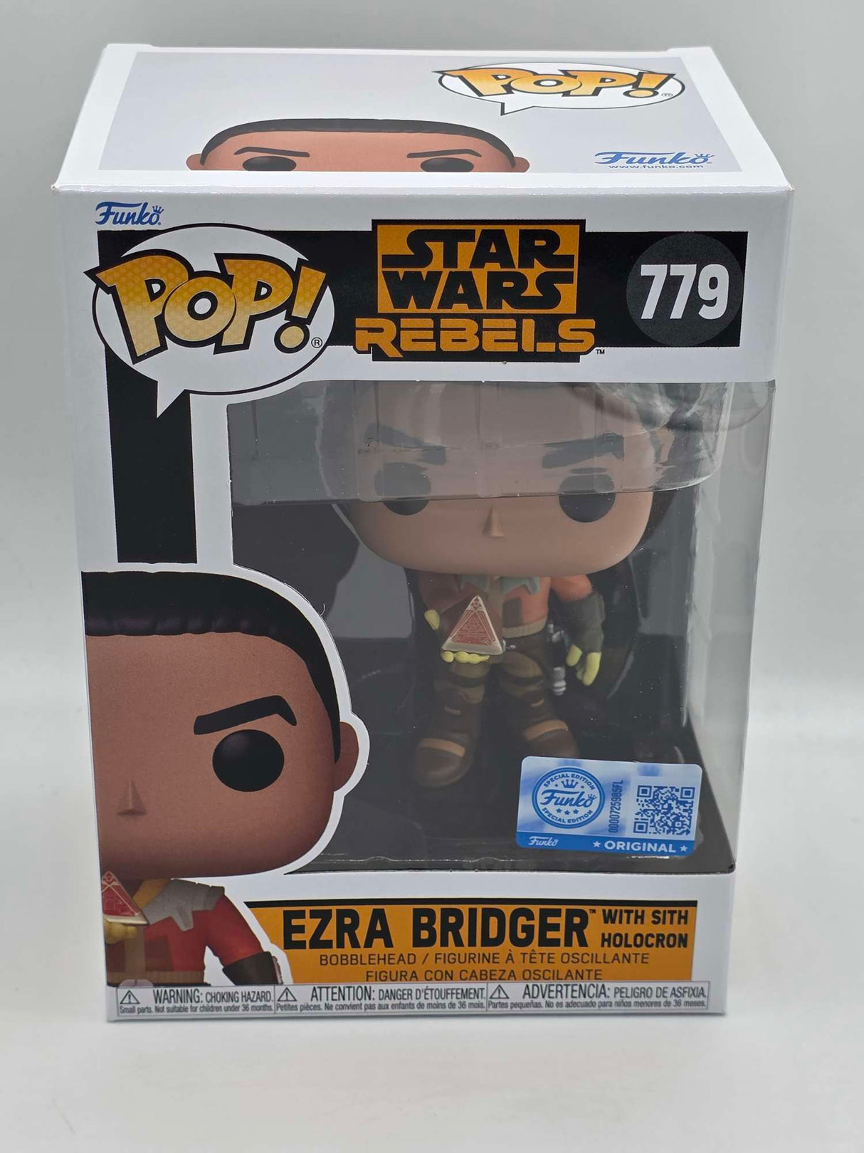 EZRA BRIDGER (WITH SITH HOLOCRON) | Funko Pop Star Wars REBELS #779