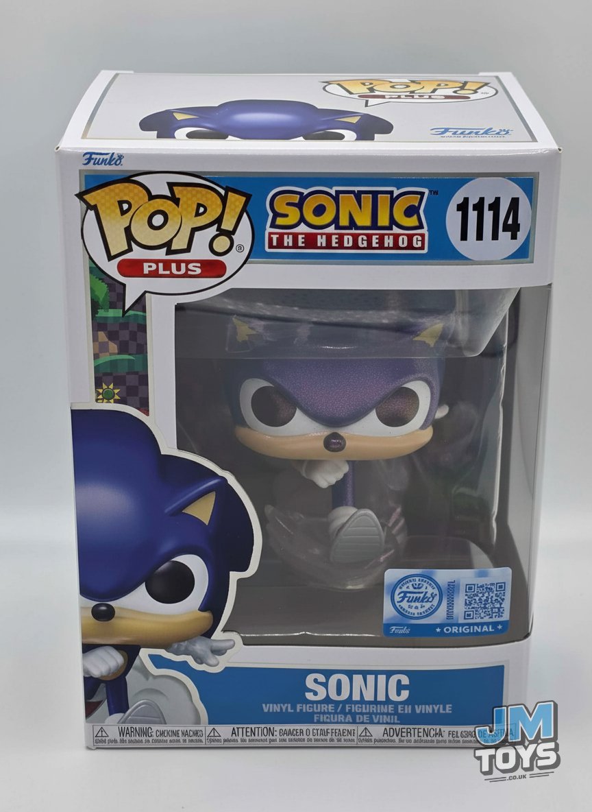 SONIC | Sonic The Hedgehog | Funko Pop Plus Games | PEARLESCENT #1114