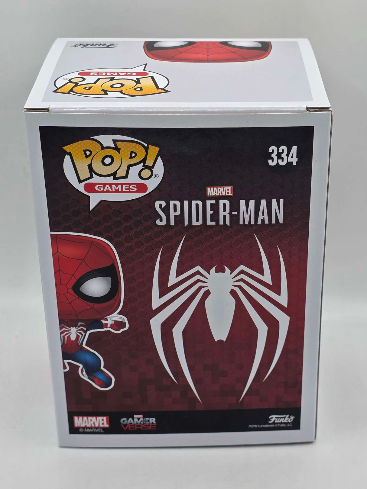 Damaged Box | SPIDER-MAN | Funko Pop Games | Marvel Gamerverse | #334