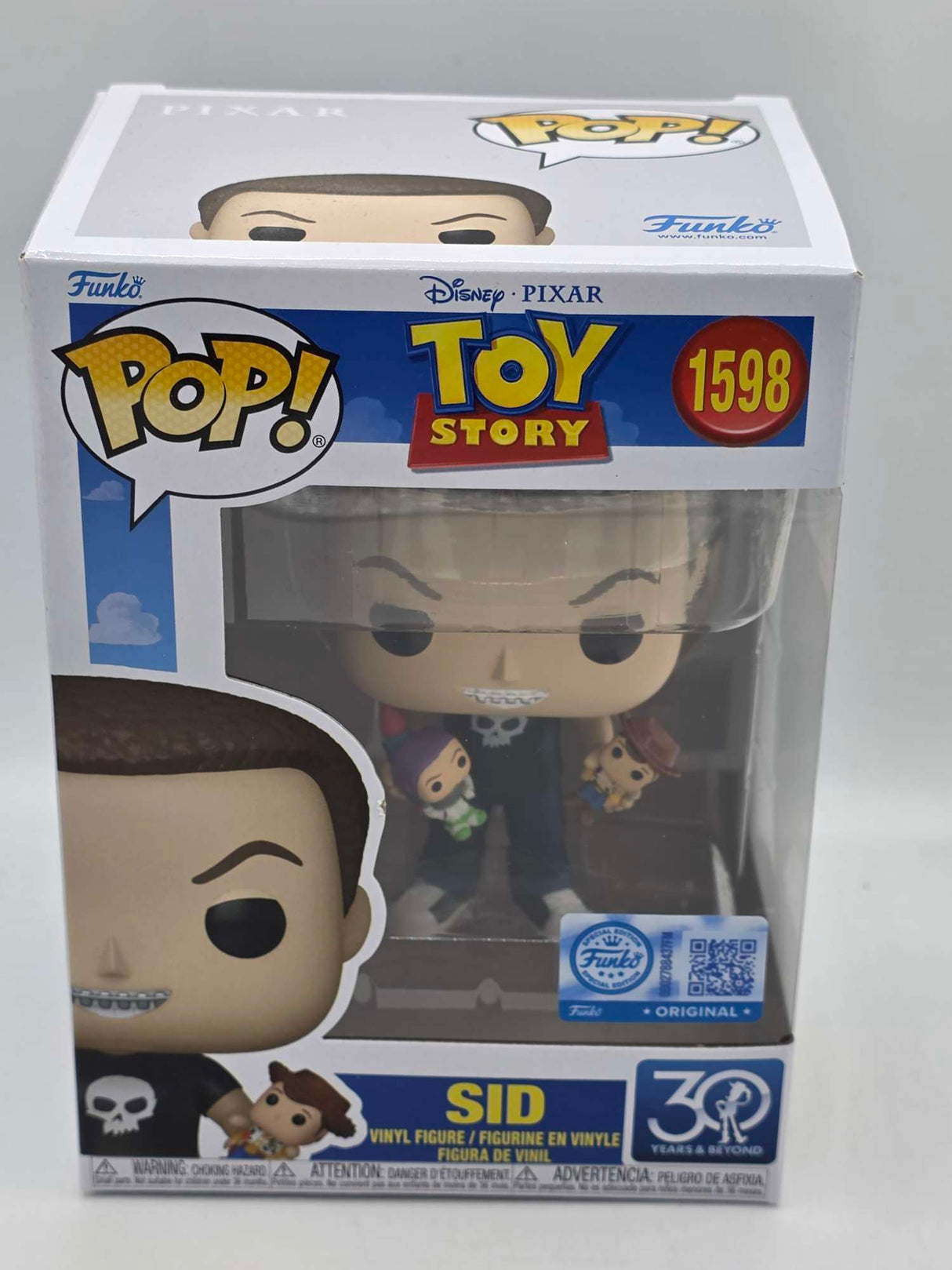 Slight Damaged Box | SID | Funko Pop! Disney Pixar Toy Story 30th Anniversary #1598