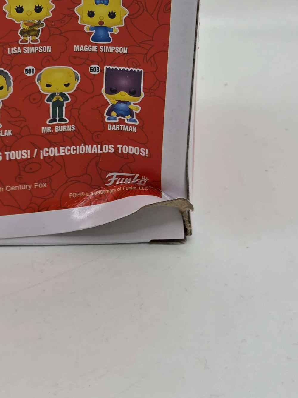 Damaged Box |  COMIC BOOK GUY | The Simpsons | Funko Pop Television #832