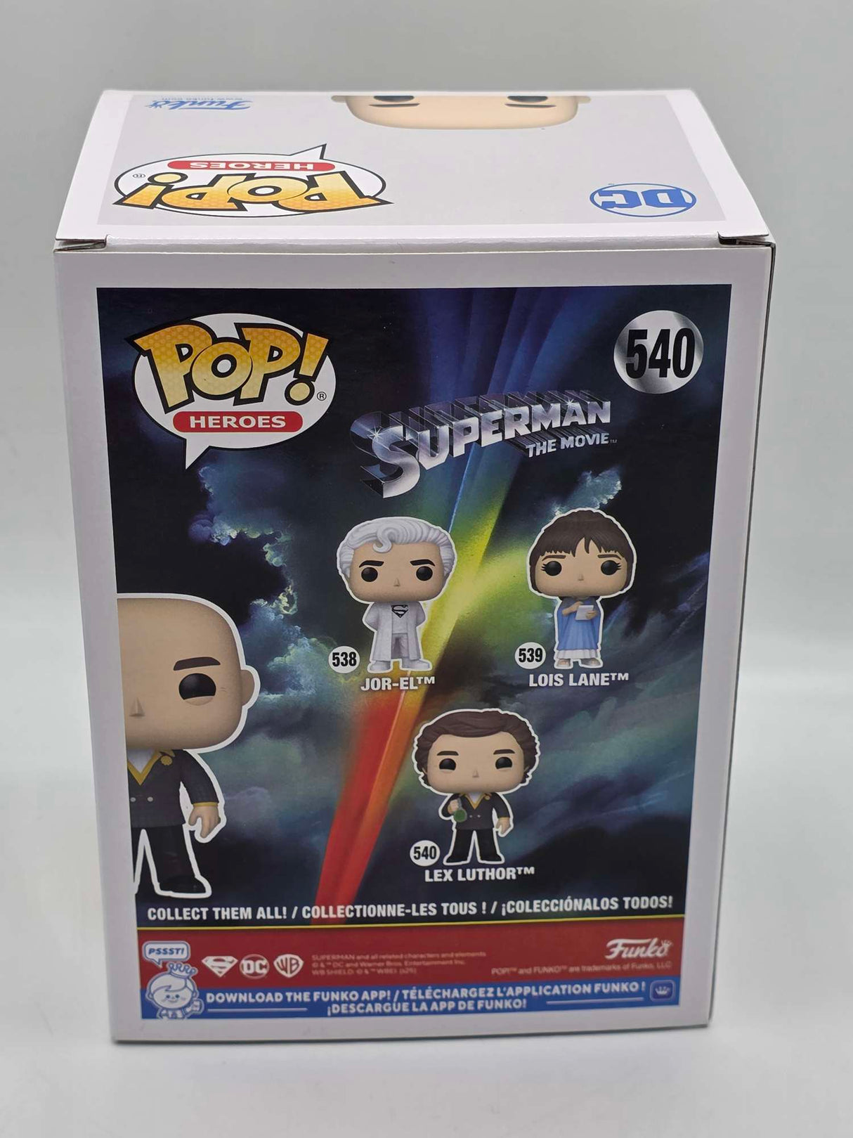 LEX LUTHOR (BALD) | Superman The Movie 1978 | Funko Pop Heroes | Chase #540