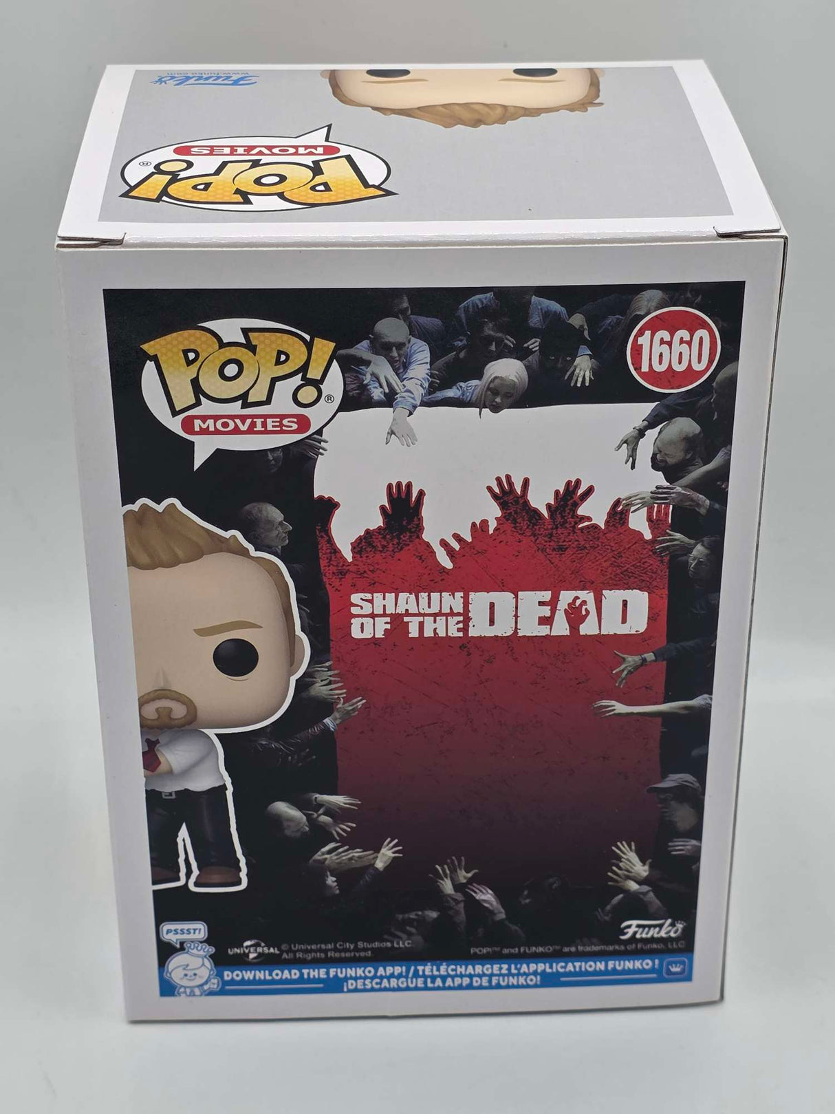 SHAUN (WITH POOL CUE) | Shaun of The Dead | Funko Movies | Bloody Chase #1660
