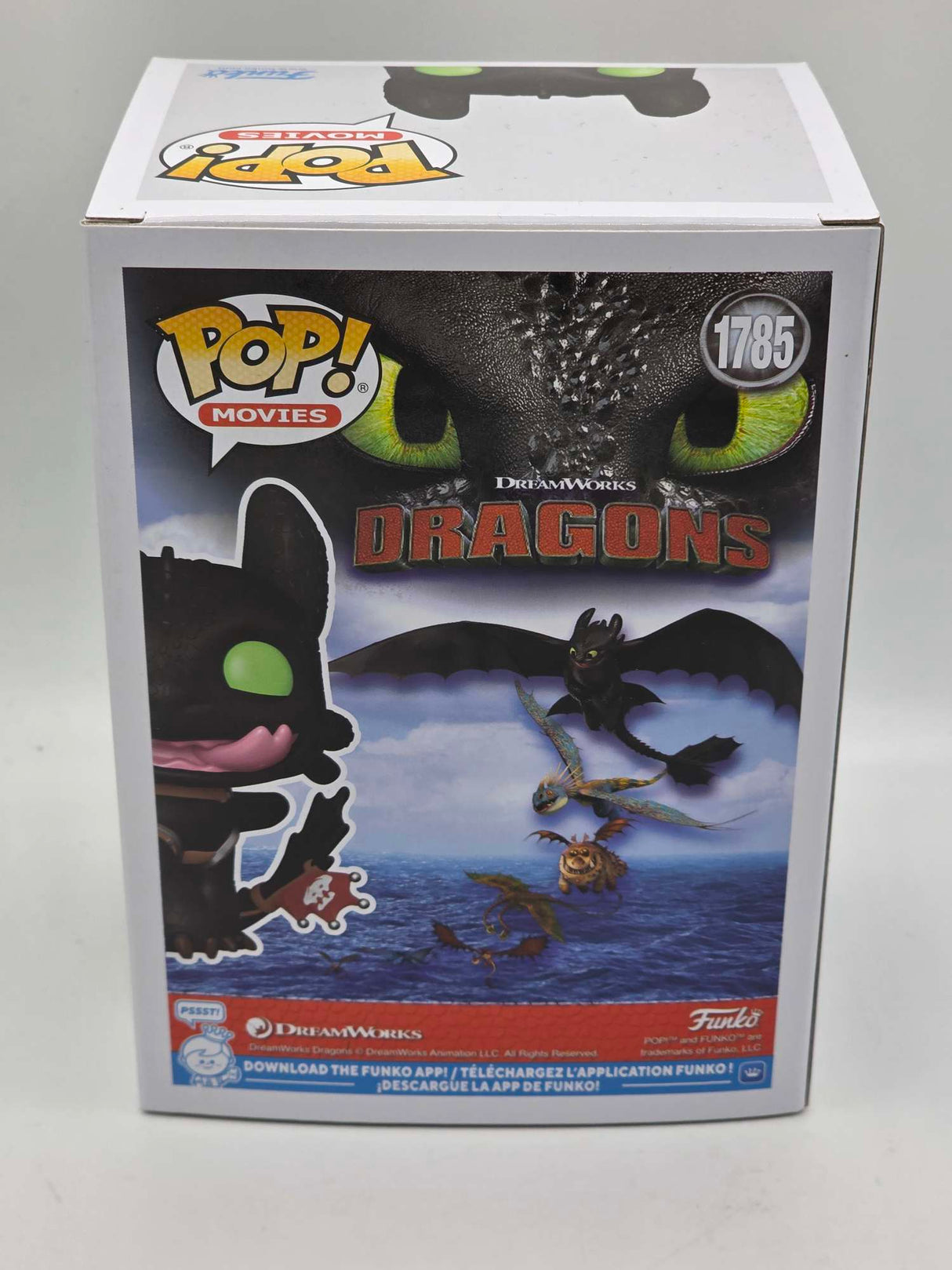 Slight Damaged Box | TOOTHLESS (TONGUE OUT) | How to Train Your Dragon | Funko Pop Movies #1785