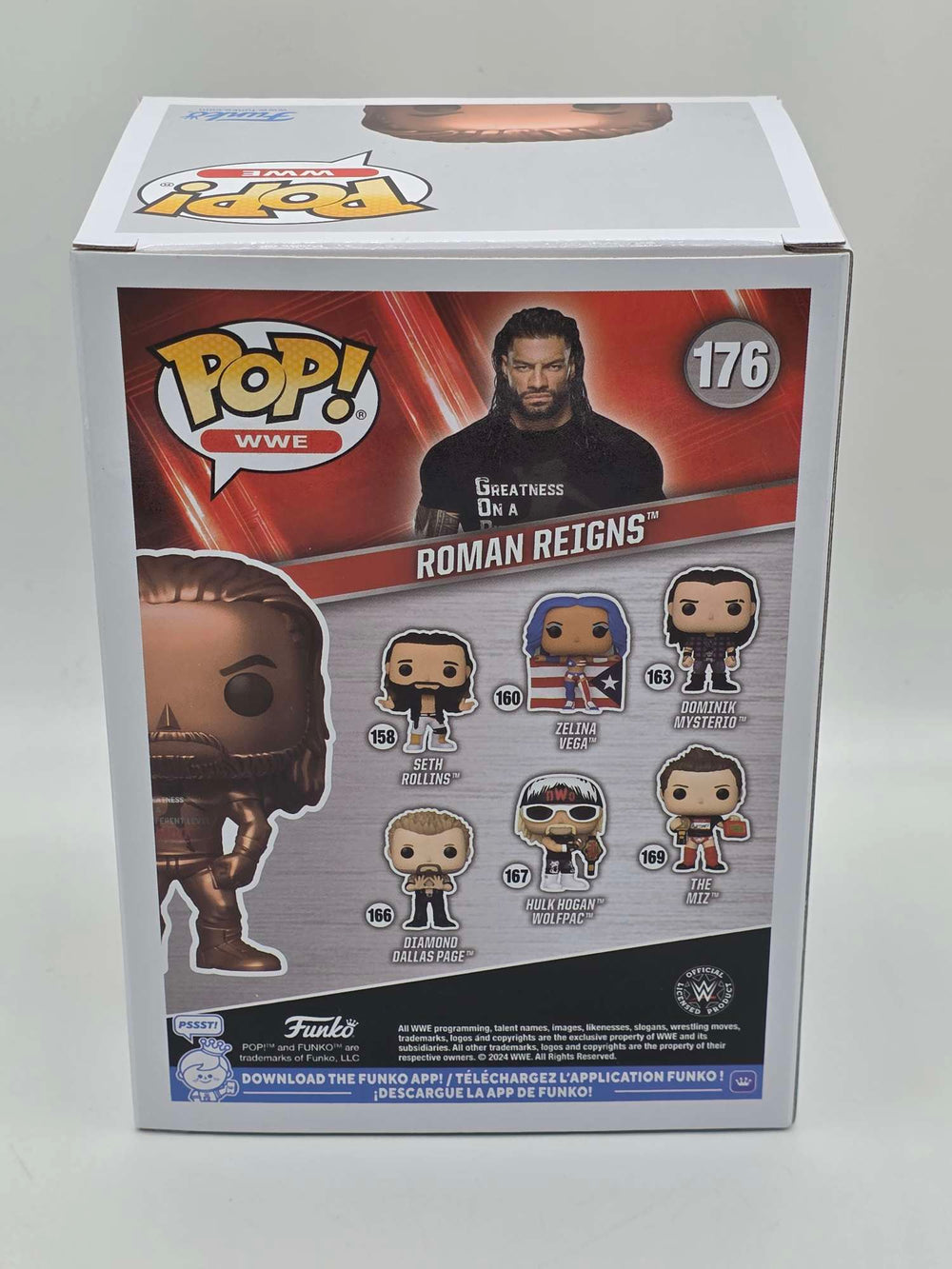 ROMAN REIGNS (BRONZE) | Funko Pop WWE #176