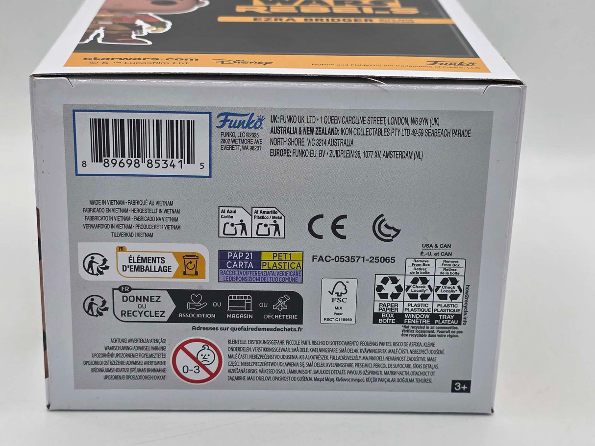 EZRA BRIDGER (WITH SITH HOLOCRON) | Funko Pop Star Wars REBELS #779