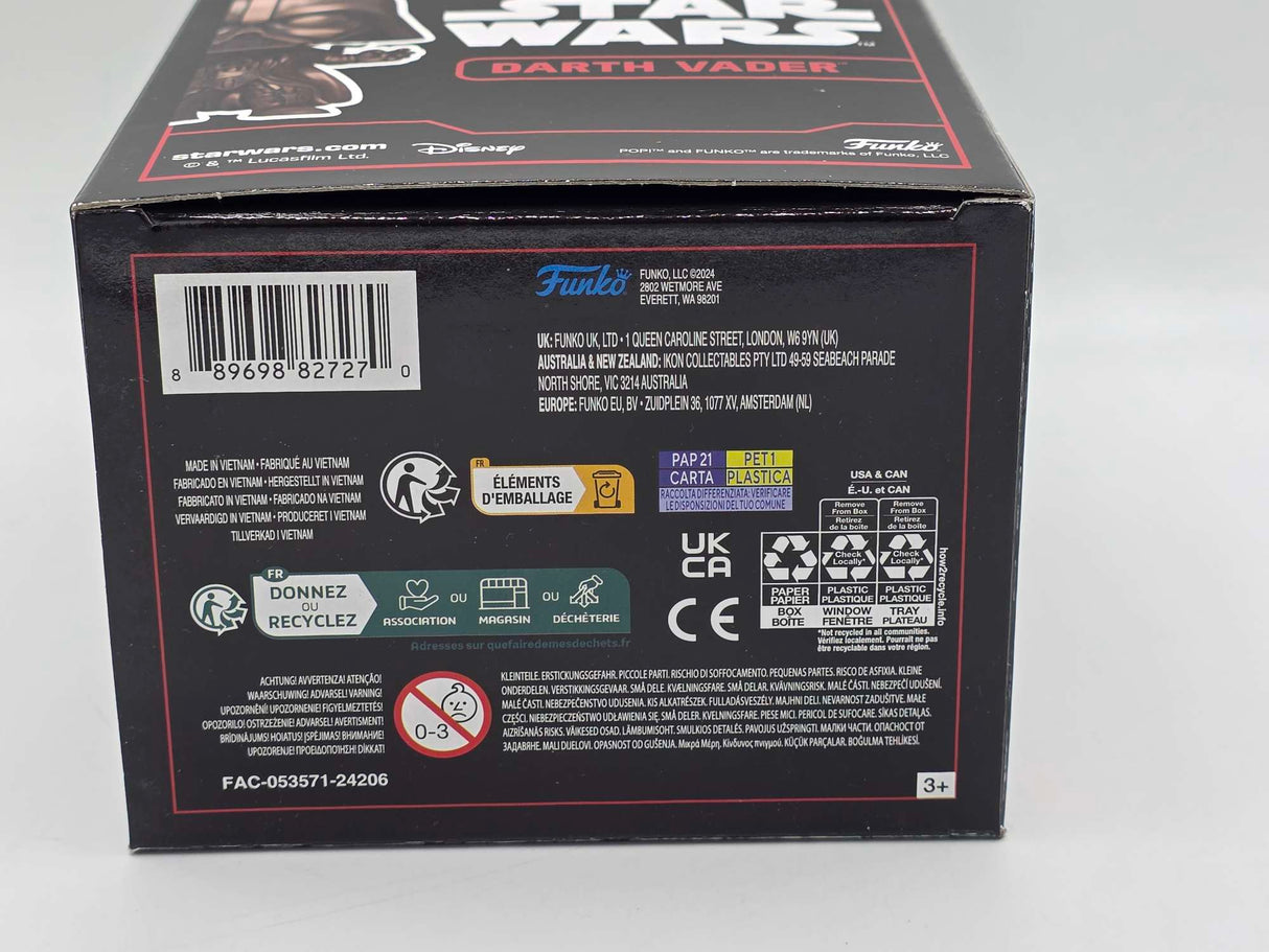 DARTH VADER (ELECTROCUTED) | Funko Pop Star Wars Darkside | BRONZE METALLIC #288