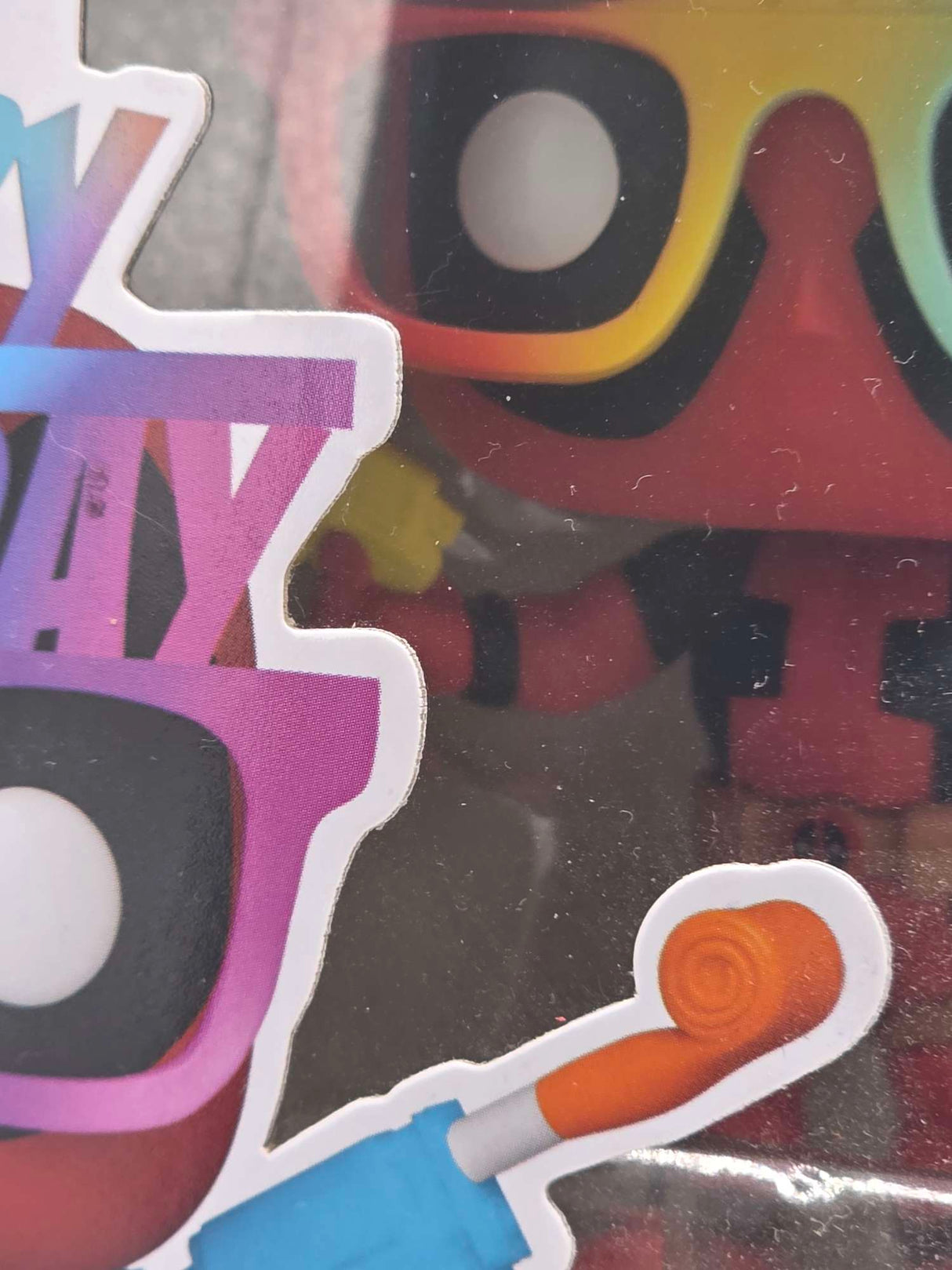 Damaged | DEADPOOL (BIRTHDAY GLASSES) | Funko Pop Marvel #783