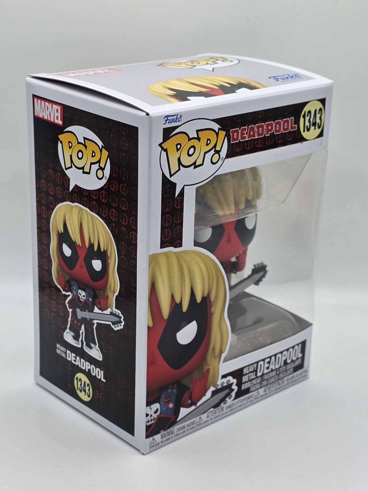 Damaged Box | Heavy Metal Deadpool | Funko Pop Marvel  #1343