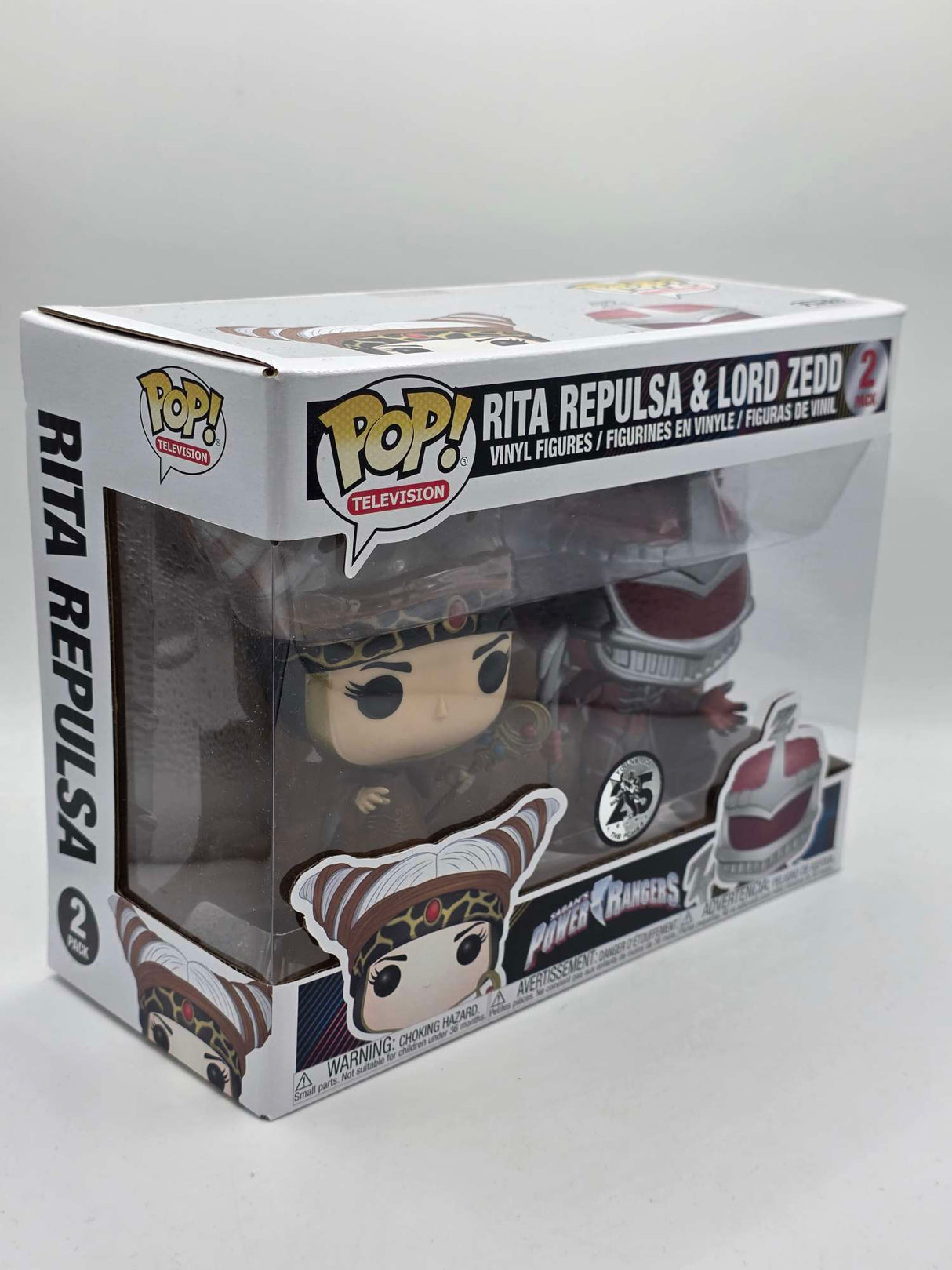 Slight Damaged Box | RITA REPULSA & LORD ZEDD | Funko Television | Power Rangers | 2 Pack