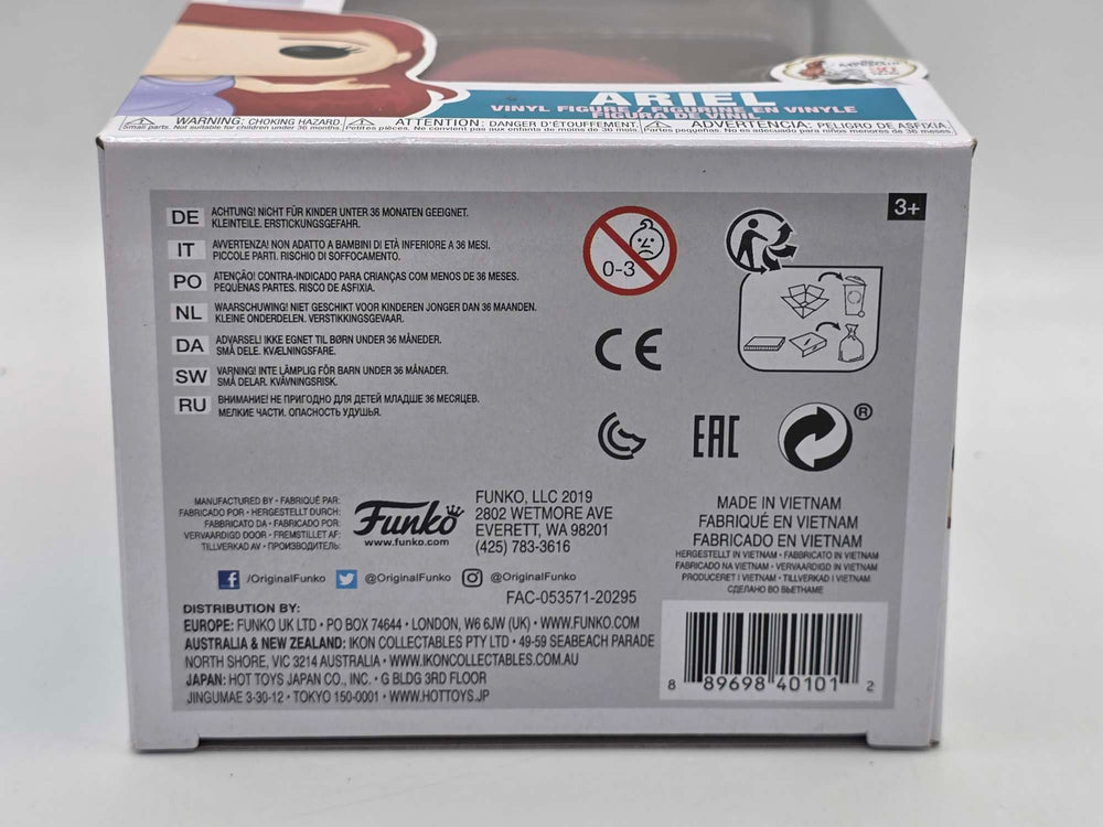 Damaged Box | ARIEL IN PURPLE DRESS | The Little Mermaid | Funko Pop Disney #564