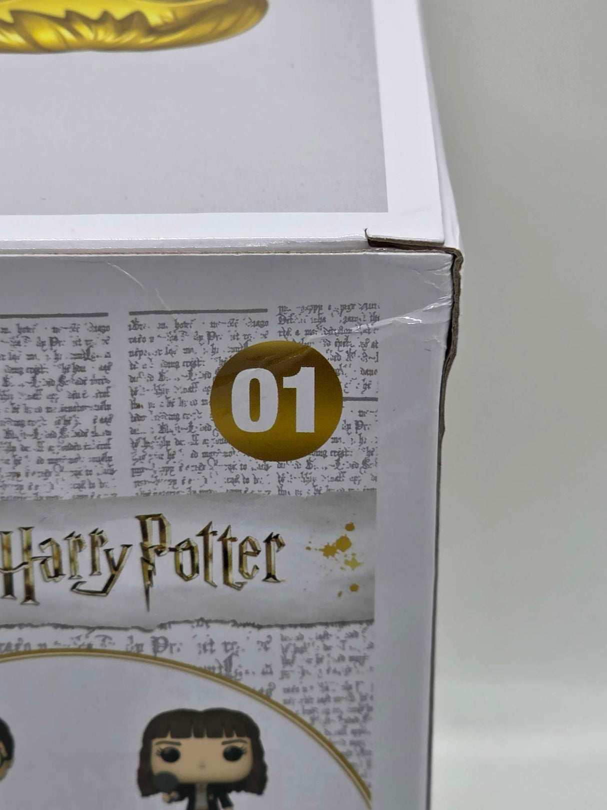 Damaged Box | HARRY POTTER | Funko Pop Harry Potter | Gold #01