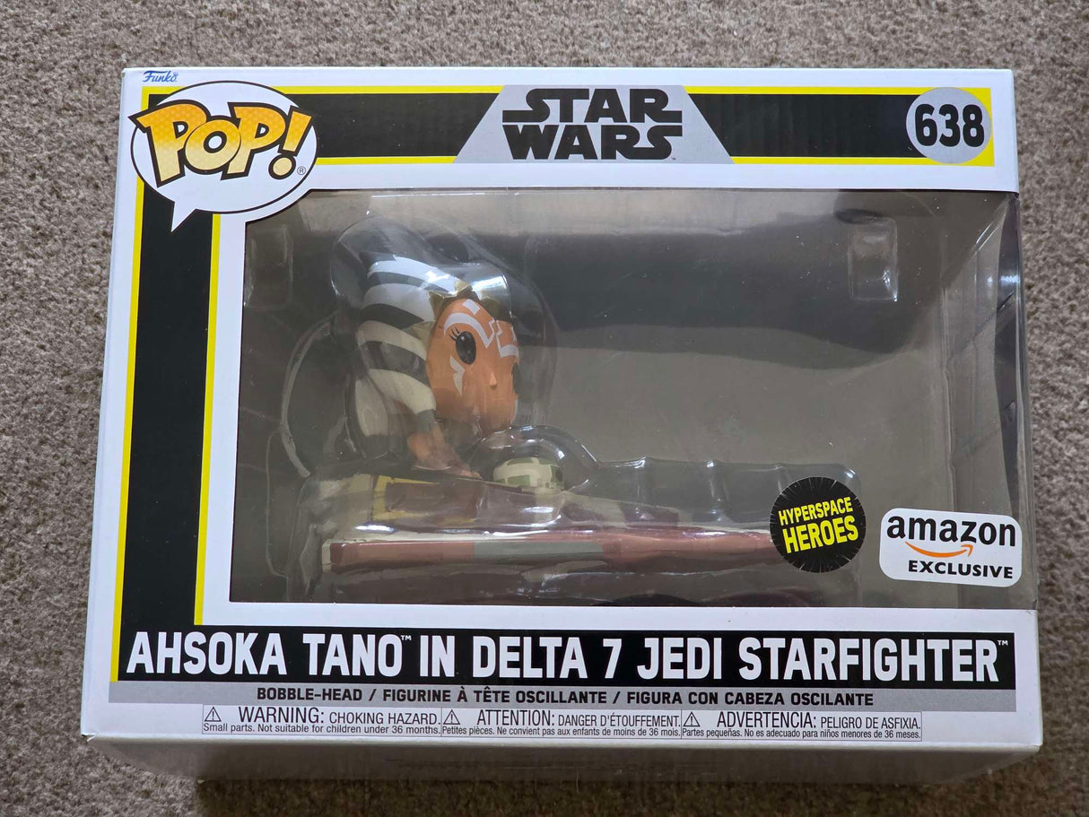 Damaged Box | AHSOKA TANO IN DELTA 7 JEDI STARFIGHTER | Funko Pop Star Wars #638