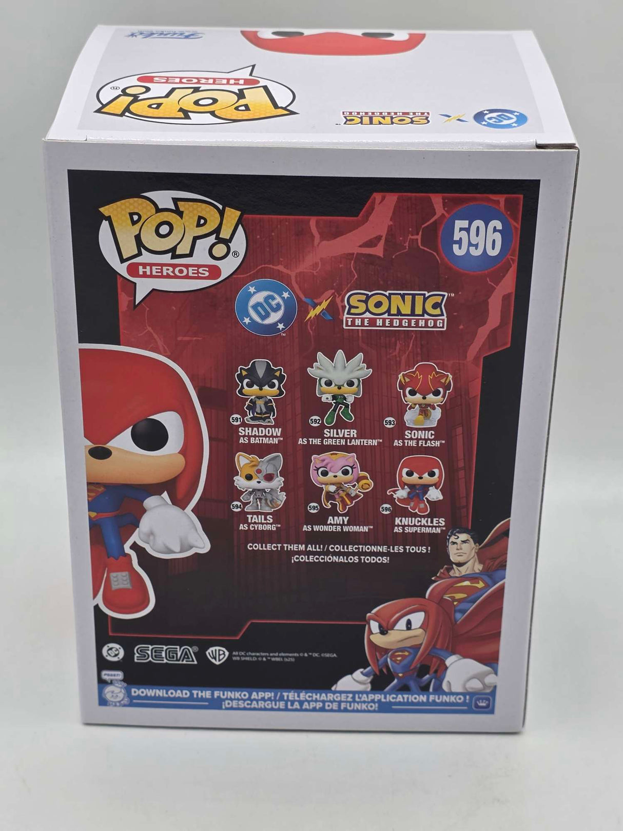 KNUCKLES AS SUPERMAN | Sonic The Hedgehog | Funko Pop Heroes #596