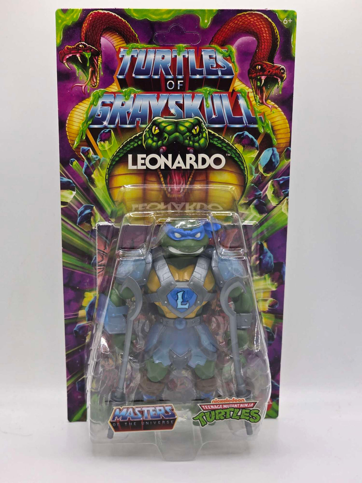 Masters of the Universe x Tmnt Turtles of Grayskull | LEONARDO Action Figure by Mattel