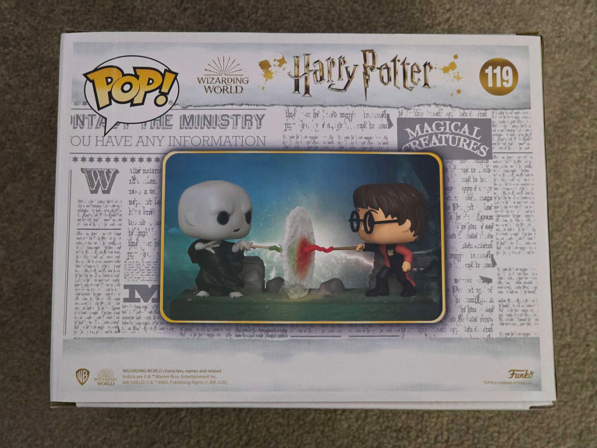 Damaged Box | Harry vs Voldemort | Harry Potter | Funko Pop Moment #119