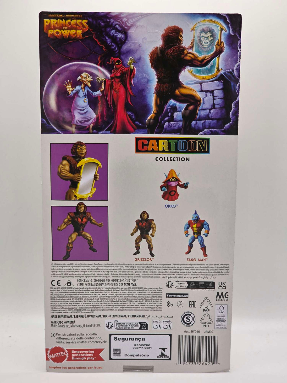 GRIZZLOR | Mattel Masters of the Universe Origins | Cartoon Collection | Action Figure (14cm)