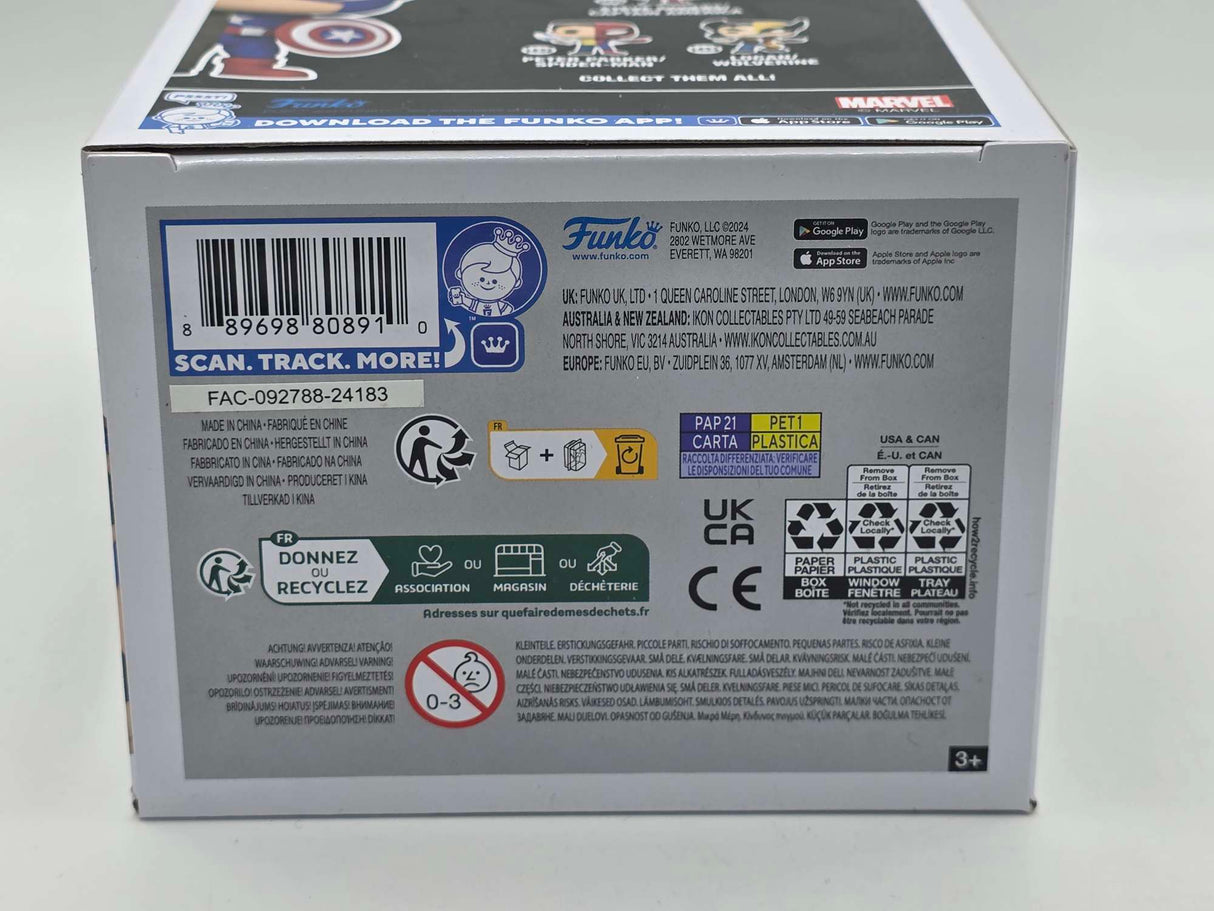 Damaged Box | STEVE ROGERS / CAPTAIN AMERICA | Split | Funko Pop Marvel #1431