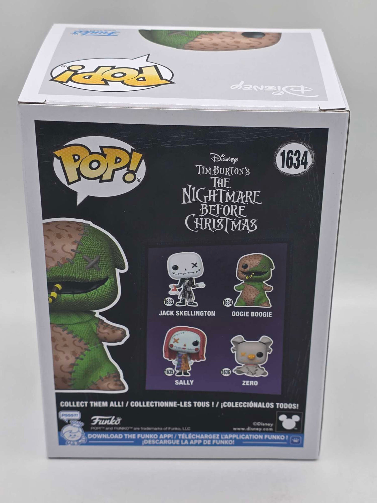 OOGIE BOOGIE (PATCHWORK) | The Nightmare Before Christmas | Funko Pop Disney #1634
