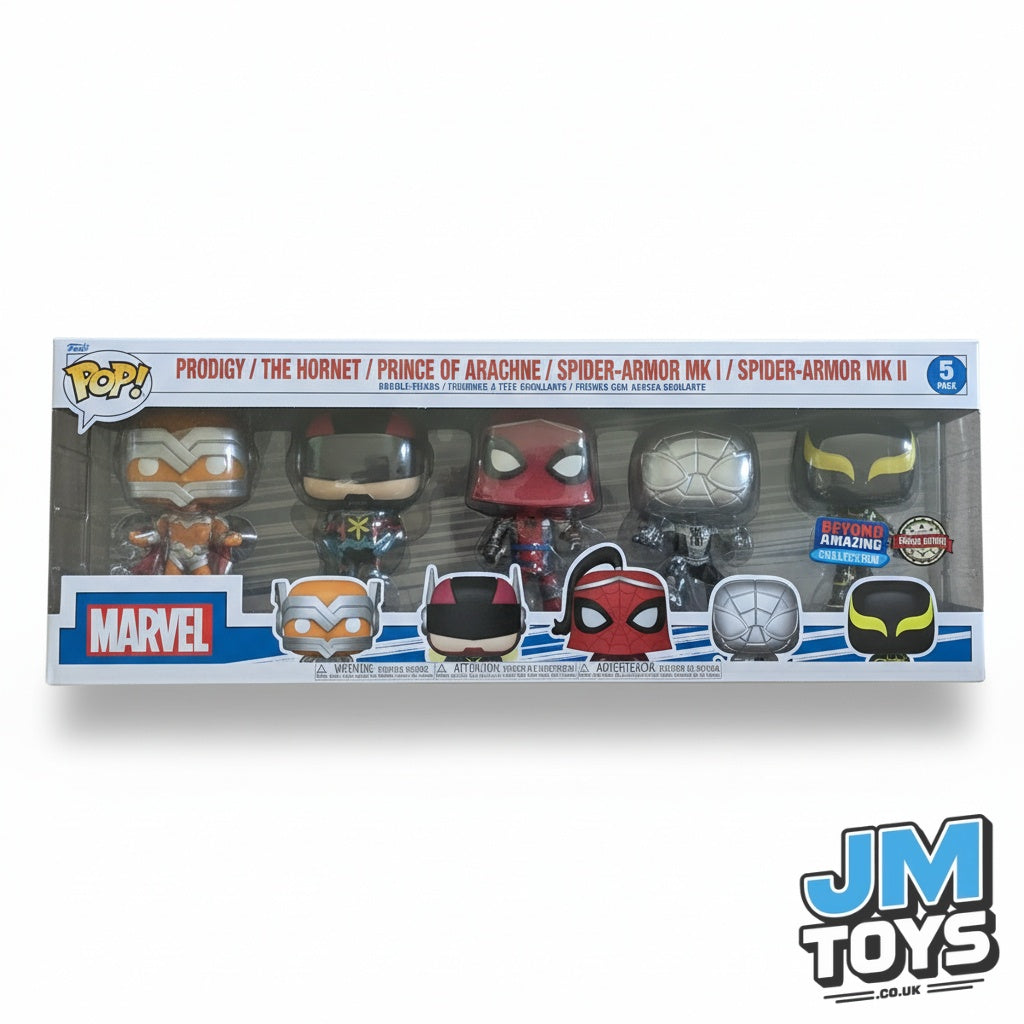 Funko Pop! Marvel: Spider-Man Beyond Amazing Collection 5-Pack (Special Edition) - Damaged Box