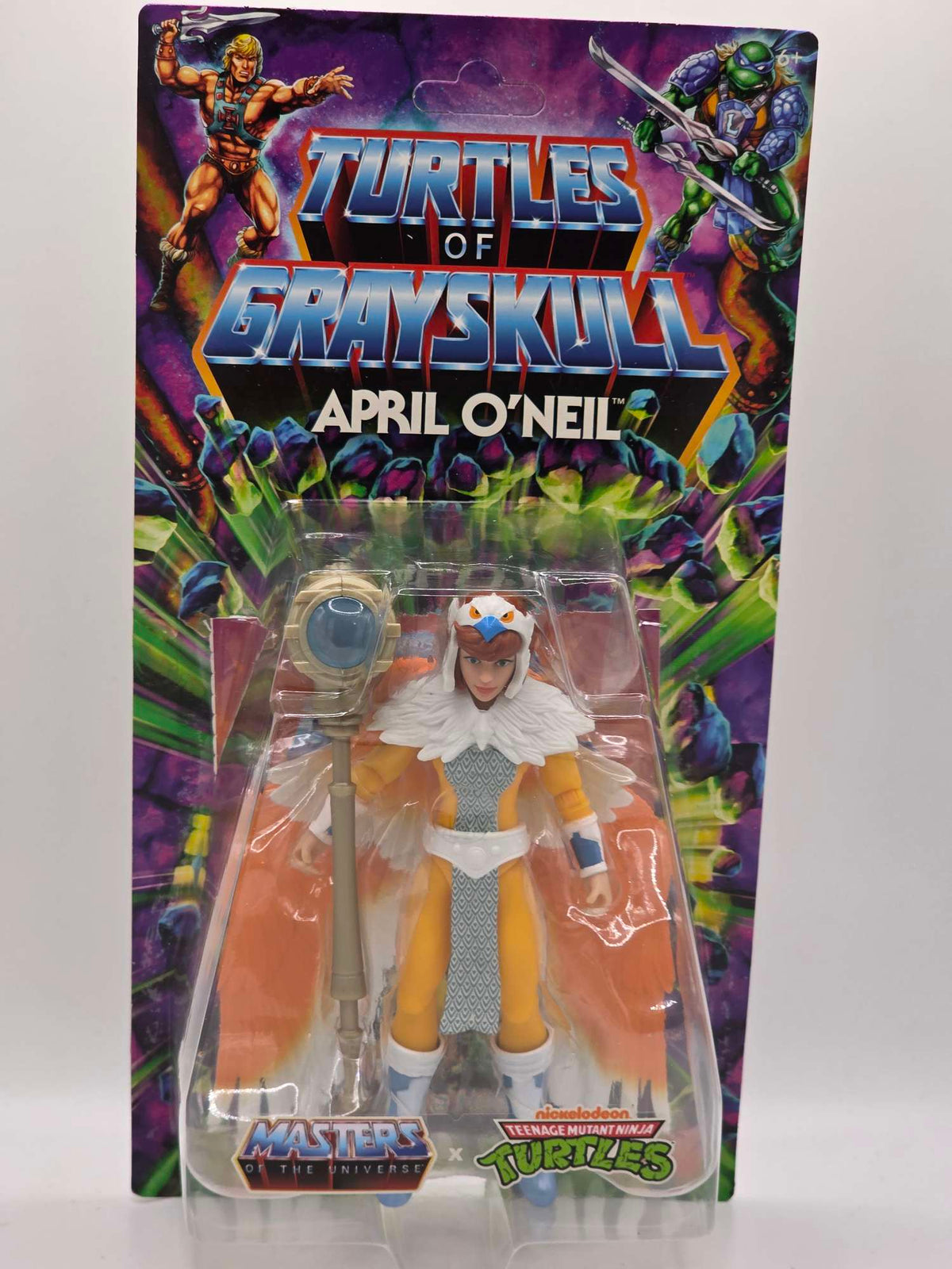 Masters of the Universe x Tmnt Turtles of Grayskull | APRIL O'NEIL SORCERESS Action Figure by Mattel