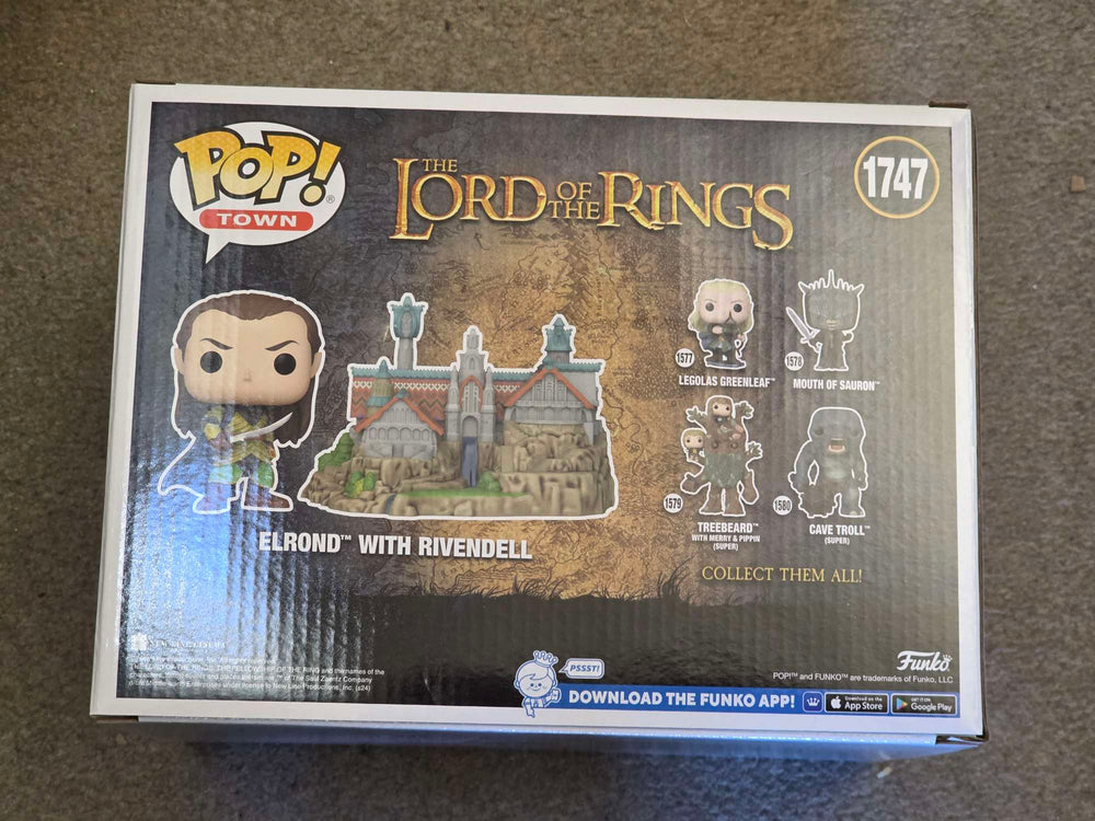 ELROND WITH RIVENDELL | Lord of the Rings | Funko Pop Town #1747
