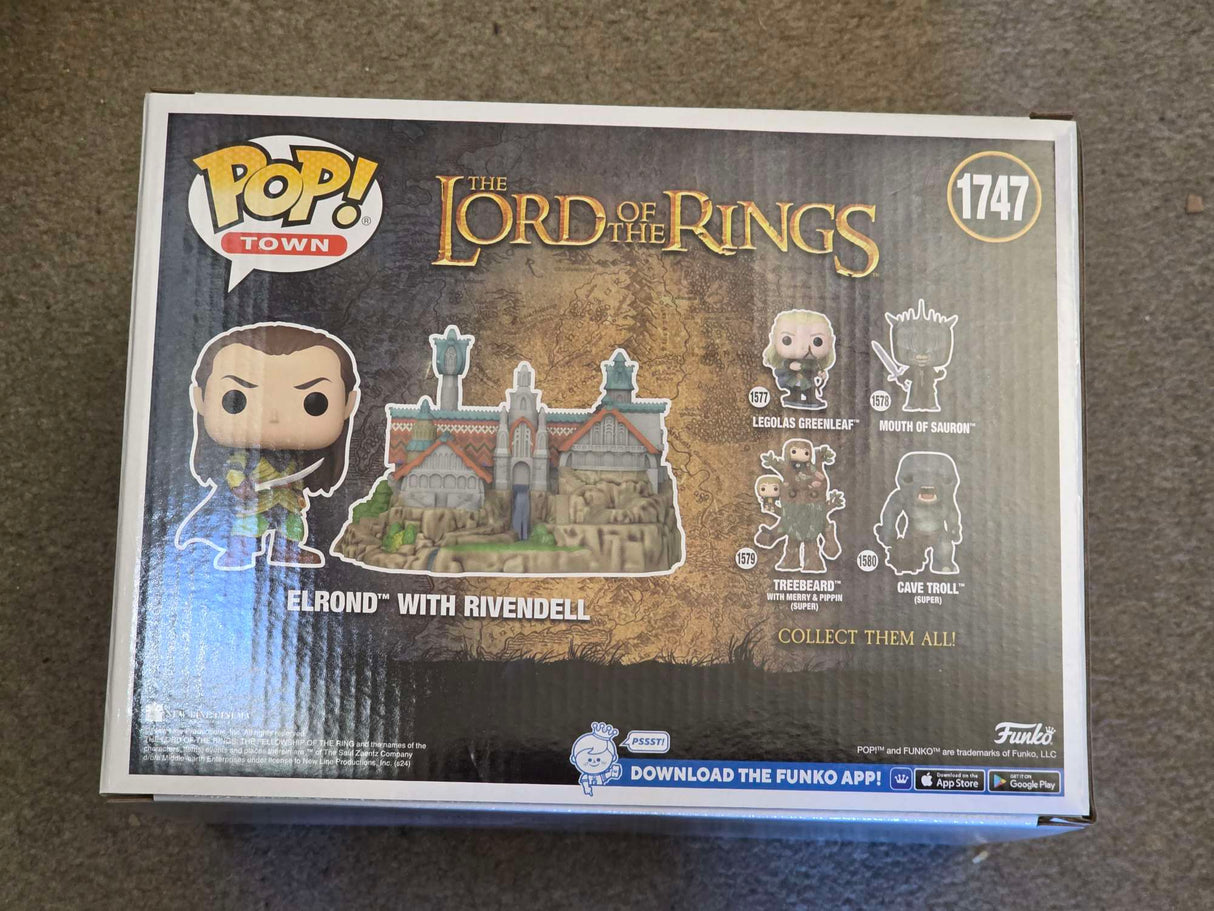 ELROND WITH RIVENDELL | Lord of the Rings | Funko Pop Town #1747
